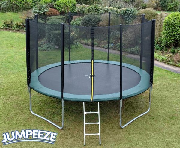 Jumpeeze Green 12ft trampoline package